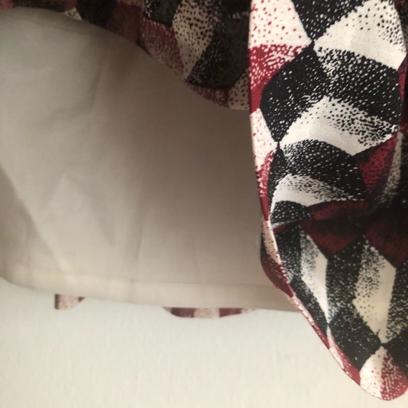 ANN TAYLOR LOFT Womens Lined Skirt Side Zipper Size 10 Pin tucks Around Hips - Picture 7 of 9